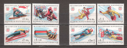 Austria 1975 Mi 1479-1482 +1499-1502 MNH WINTER OLYMPICS INNSBRUCK 1976  - Winter 1976: Innsbruck