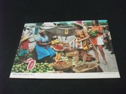 MERCATO MARKET MARCHE' MARKT JAMAICA W.I. VENDITRICE DONNE PIN UP - Mercaderes