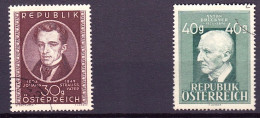 Austria Autriche Österreich 1949: Anton Bruckner Johann Strauss Michel-N° 941+942 Obliterée Used (Michel 12.50 Euro) - Musique