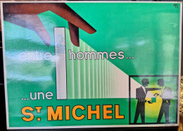 Cigarettes St Michel - Showcard - Articoli Pubblicitari