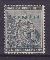 Bechuanaland 1889 Mi. 36, Cape Of Good Hope Overprinted 'BECHUANALAND PROTECTORATE.', MNG (*) (2 Scans) - 1885-1964 Protectorat Du Bechuanaland