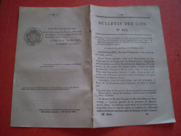 Juifs : Renouvellement Collèges Des Notables Israélites Et Des Consistoires. Convention France Buenos Aires.Bac De Brest - Decreti & Leggi