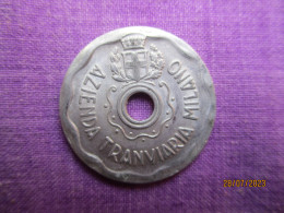 Token Tramway Milano 1944 Tariffa Ridotta - Professionals/Firms