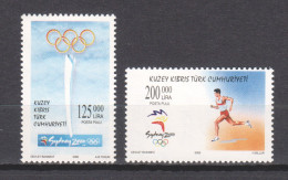 Turkisch Cyprus 2000 Mi 521-522 MNH SUMMER OLYMPICS SYDNEY  - Summer 2000: Sydney