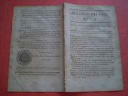 Décret De Napoléon: Règlement Concernant Les Juifs De Livourne. Police De La Rivière,la Sèvre; Rivières,ruisseaux Afflua - Decreti & Leggi