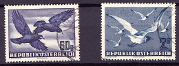 Austria Autriche Österreich 1950: Saatktähe & Lachmöwe Michel-N° 955-956 Gestempelt Obliterée Used (Michel 12.00 Euro) - Oblitérés