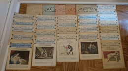 LOT DE 24 RIRE ET GALANTERIE + 5 JOURNAUX L ILLUSTRATION - MODE - 1900 - 1949