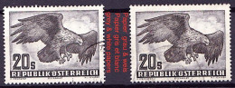 Austria Autriche Österreich 1952/59: Adler (Aquila Chrysaetos) Michel-N° 968x+y Gestempelt Obliterée (Michel 24.00 Euro) - Usati