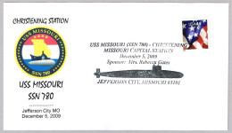 Botadura Del Submarino Nuclear USS MISSOURI (SSN-780) - Christening. Jefferson City MO 2009 - Submarines