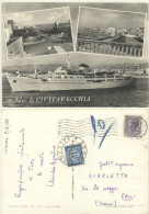 CIVITAVECCHIA SALUTI -ROMA -VEDUTE 1959 TASSATA - Civitavecchia