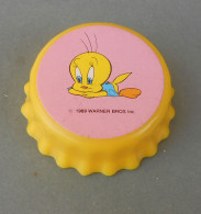 Titti, Tweety Bird Looney Tunes. Crown Cap, 1989 Hong Kong. Temperamatite, Pencil-Sharpener, Taille Crayon, Anspitzer. - Altri & Non Classificati
