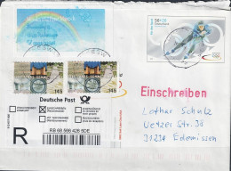 Deutschland Germany Allemagne-  Sonderumschlag Eisschnell-Lauf (MiNr: USo 34) 2002 - Siehe Scan LESEN - Sobres - Usados