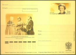 RUSSIA Stamped Stationery Postcard RU 018 Theater Personalities Actress PELTZER - Ganzsachen