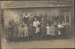 79 ETUSSON - CPA PHOTO - Les écoliers Et Leur Maitresse De 1916 - Andere & Zonder Classificatie