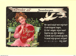 Zevenbergen Fantasie Met Gedichtje 1910 RY40968 - Zevenbergen