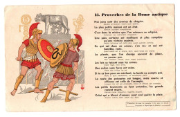 Buvard N°13 Proverbes De La Rome Antique - Format : 22.5x14 Cm - P
