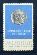 ERINNOFILIA / Commercial Bank Of Greece - Vignetten (Erinnophilie)