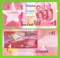 GHANA 1 CEDI 2019 P-45 UNC - Ghana
