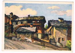 Svizzera 1957.Piazza A Nendaz, Cartolina Illustrata A Colori Viaggiata. - Nendaz