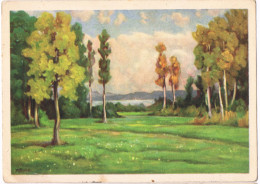 Svizzera 1952. Dipinto Di Marie Rollé. Cartolina Illustrata A Colori Viaggiata. - Rolle