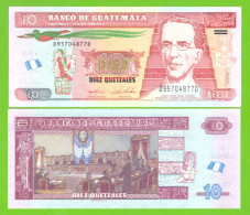 GUATEMALA 10 QUETZALES 2015 P-123e UNC - Guatemala