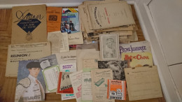 LOT DE JOURNAUX FRANCE ET ETRANGER MAGAZINE PUBLICITE DOCUMENTS DIVERSES - Ohne Zuordnung