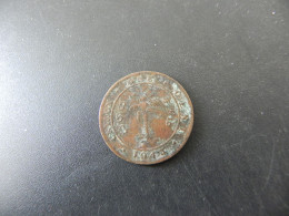 Ceylon 1 Cent 1943 - Sri Lanka