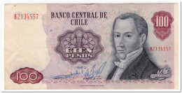 CHILE,100 PESOS,1980,P.152b,VF - Chile