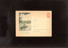 Rowing Stationery Cover Of USSR 1957 - Rudersport