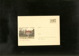 Rowing Stationery Cover Of USSR 1968 (back Side With Yellow Spots) - Rowing