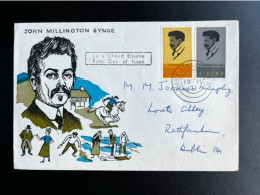 IRELAND EIRE 1971 CIRCULATED FDC JOHN MILLINGTON SYNGE 19-07-1971 IERLAND - FDC