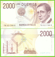 ITALY 2000 LIRE 1990/1992 P-115  UNC - 2.000 Lire