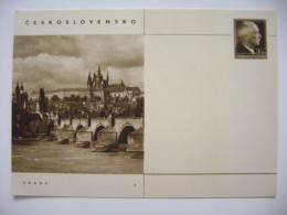 Czechoslovakia 1947 - CDV 87/1 - Praha / Prague - Benes 1,20 Kcs - Postkaarten