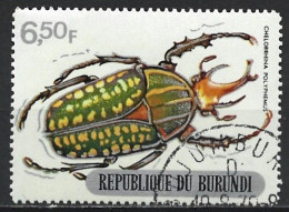 Burundi 1970. Scott #314 (U) Insects, Chelorrhina Polyphemus - Used Stamps