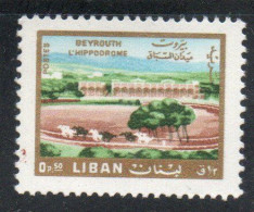 LIBANO LEBANON LIBAN 1966 HIPPODROME BEIRUT TOURISM 50c MNH - Lebanon