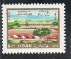 LIBANO LEBANON LIBAN 1966 HIPPODROME BEIRUT TOURISM 50c MNH - Lebanon