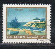 LIBANO LEBANON LIBAN 1966 TABARJA TOURISM 2.50p USED USATO OBLITERE' - Lebanon