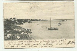 PUERTO DEL A BATERIA, CORRIENTES, REPUBBLICA ARGENTINA 1913  VIAGGIATA FP - Argentinien