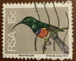 South Africa 1974 Bird Nectarinia Afra 15 C - Used - Usati