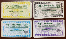 Bosnia, Lot Of Vouchers, Company “Rudstroj” City Of Kakanj - Bosnie-Herzegovine