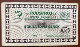 Bosnia, 0.5 DM, Voucher Of Company “Rudstroj” City Of Kakanj - Bosnie-Herzegovine