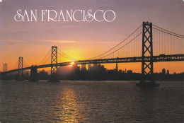 California San Francisco-Oakland Bay Bridge At Sunset - San Francisco