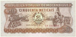 Mozambique - 50 Meticais - 16.06.1986 - Unc. - P 129.b - Serie AK - Mozambique