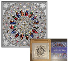 ROSE WINDOW Of Westminster Abbey North Rose - Solomon Islands 5 Dollars 2021 150 Grams Zilveren Munt  Silver Coin - Other - Oceania
