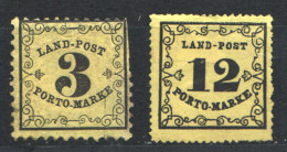  Land  Ost PortoMarken  MiNr 2x, 3x *  - Mint