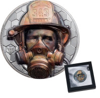 Cook Islands 20 Dollars 2021 FIREFIGHTER 3 Oz Silver Proof Coin Zilveren Munt - Otros – Oceanía