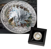 Cook Islands 25 Dollars 2021 The 7 Summits MOUNT ELBRUS 5 Oz Silver Proof Coin Zilveren Munt - Autres – Océanie