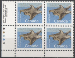 Canada - #1155 - MNH PB  Of 4 - Numeri Di Tavola E Bordi Di Foglio