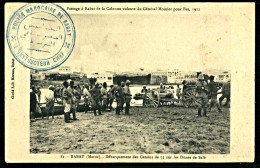 A64  MAROC CPA  RABAT - PASSAGE DE LA COLONNE DU GENERAL MOINIER POUR FEZ 1911 - Collections & Lots