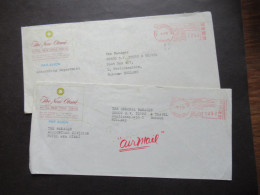 Japan Air Mail 1978 / 79 Dekorative Umschläge Und Freistempel The New Otani / Hotel New Otani Tokyo Nach Bussum Holland - Briefe U. Dokumente